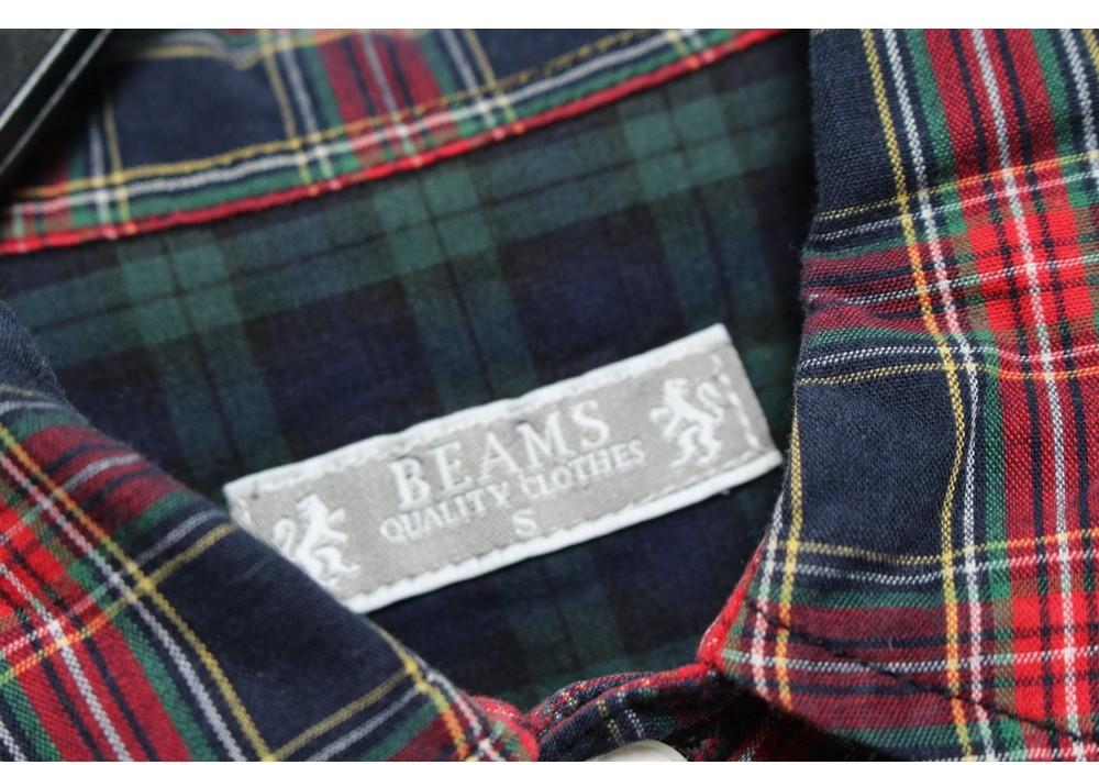 [50% 할인] BEAMS 패치 워크 남방 / S 7