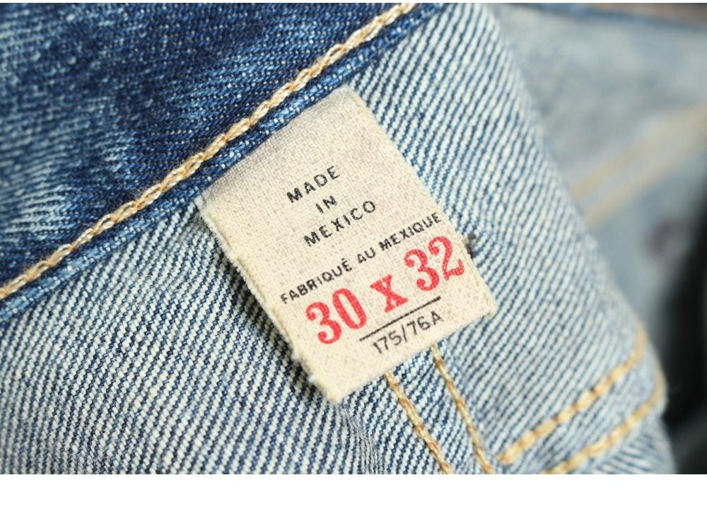 [50% 할인] RRL 더블 알엘 짚플라이 슬림 네로우 데님 팬츠 / 30X32 9
