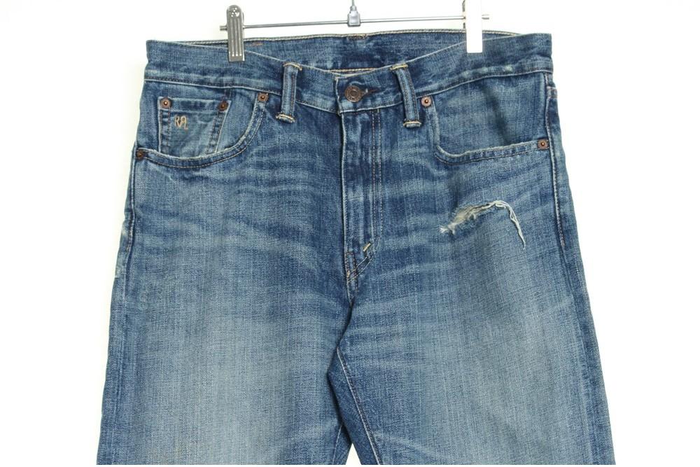 [50% 할인] RRL 더블 알엘 짚플라이 슬림 네로우 데님 팬츠 / 30X32 3