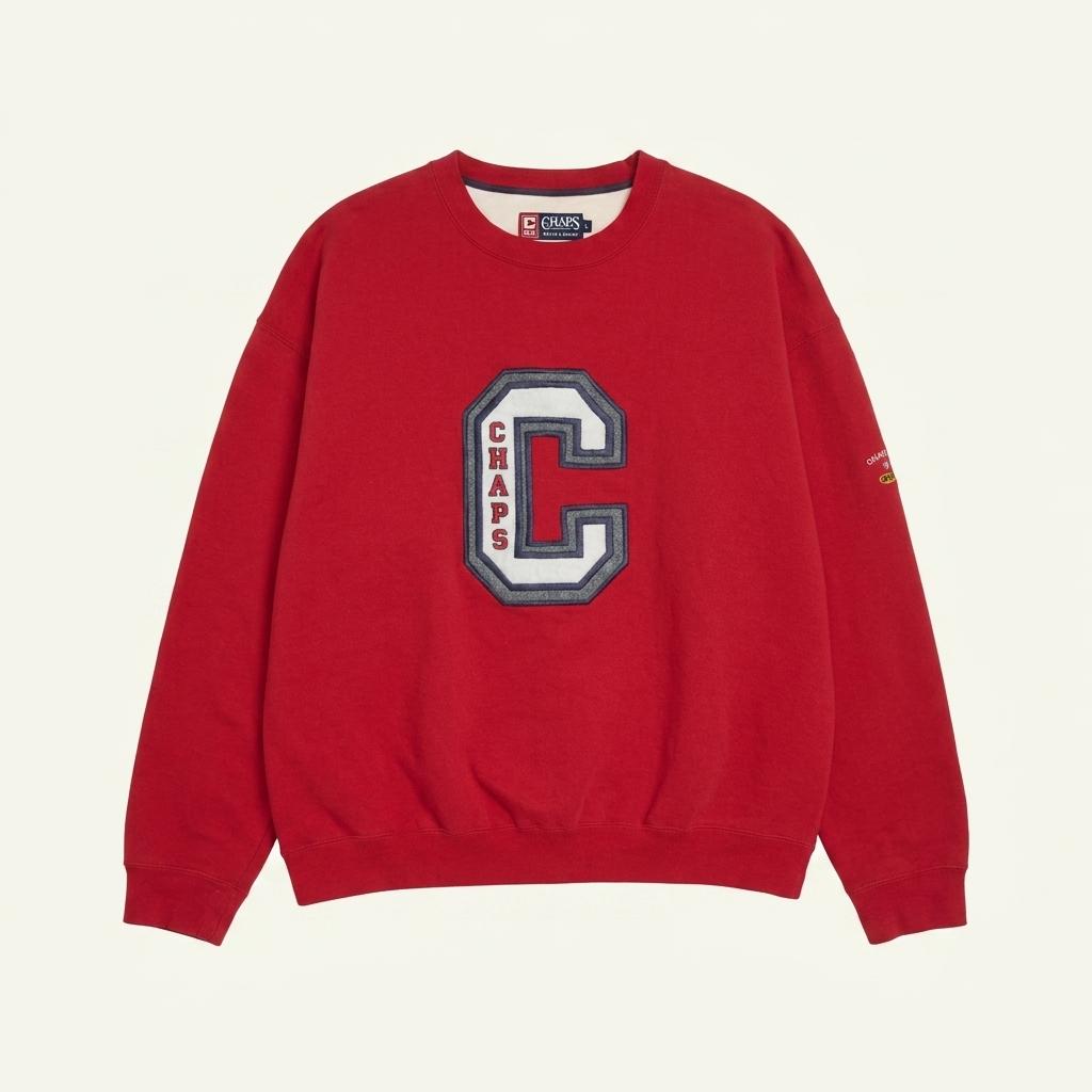 [50% 할인] CHAPS RALPHLAUREN 90'S 올드스쿨 맨투맨 / L 1