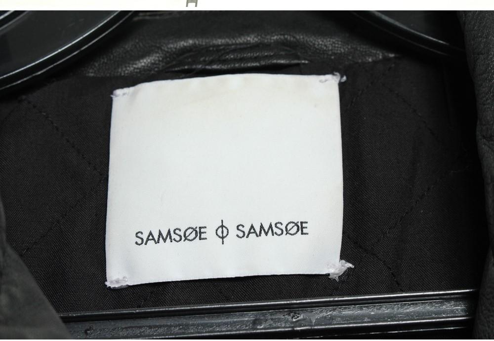 [50% 할인] SAMSOE SAMSOE 가죽 100% 바워리 자켓 / S 8