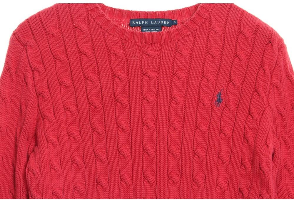 [50% 할인] RALPH LAUREN 우먼스 케이블 니트 / S 3