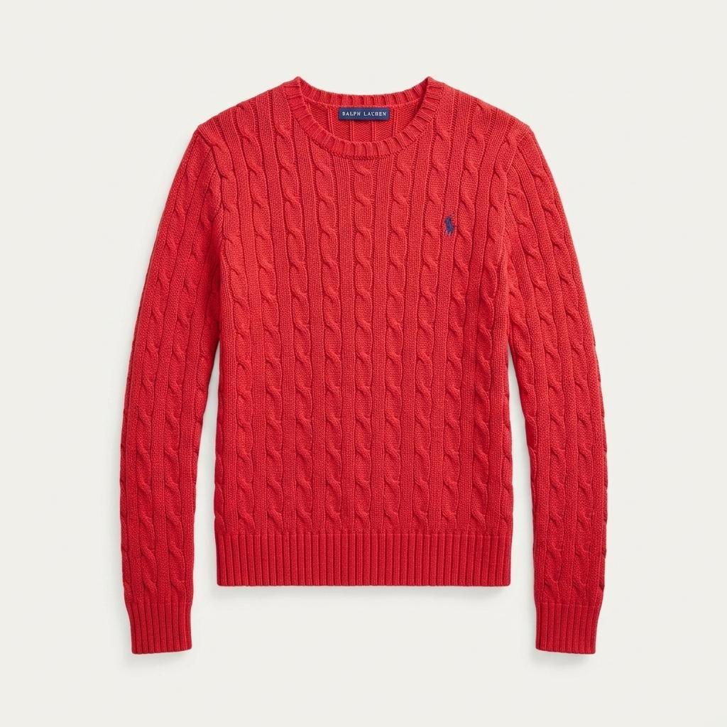 [50% 할인] RALPH LAUREN 우먼스 케이블 니트 / S 1