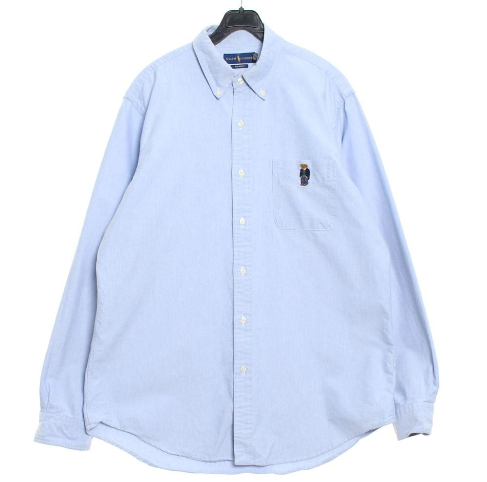 [50% 할인] POLO by RALPHLAUREN 폴로 테디베어 자수 로고 남방 / L 2