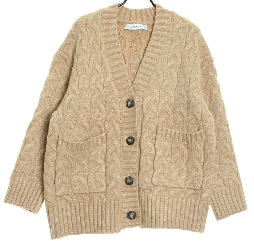 [50% 할인] ZARA 자라 우먼스 케이블 오버 가디건 / M 2