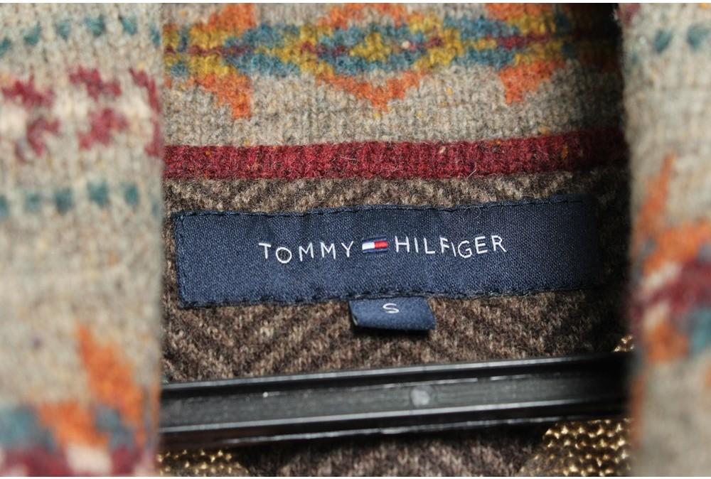 [50% 할인] TOMMY HILFIGER 타미 패턴 숄 니트 / S 8
