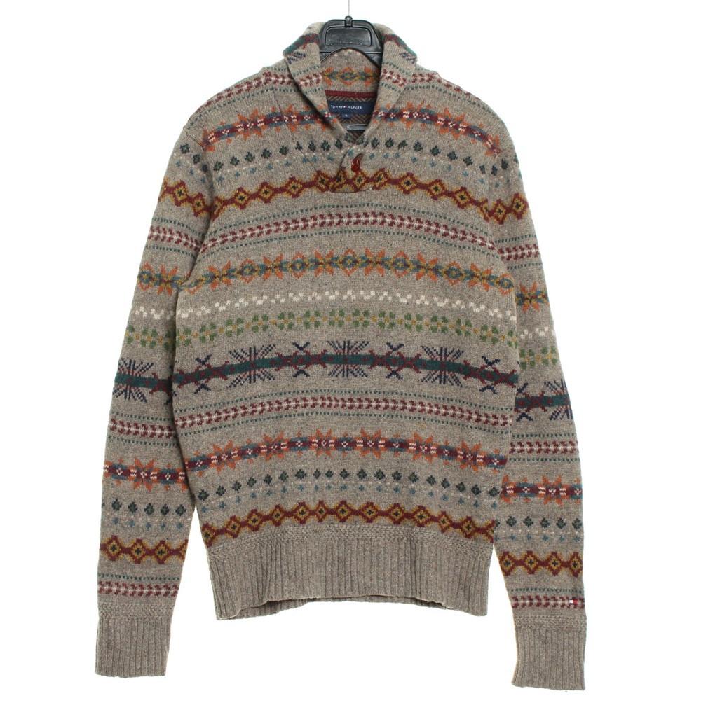 [50% 할인] TOMMY HILFIGER 타미 패턴 숄 니트 / S 2