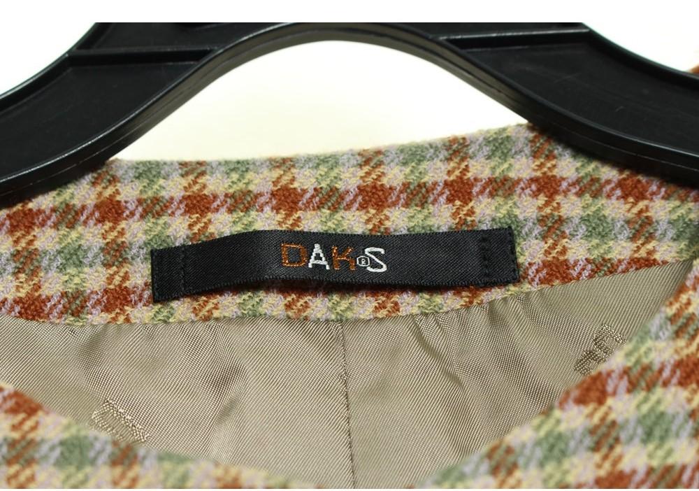 [50% 할인] DAKS 닥스 일본판 노카라 체크 자켓 6