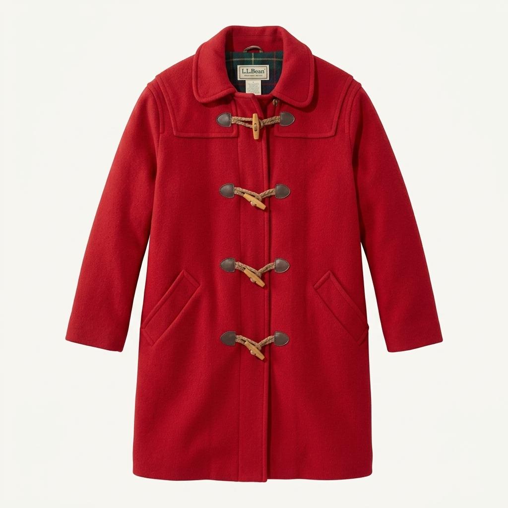 [50% 할인] L.L.BEAN 엘엘빈 우먼스 울 더플 코트 / S 1