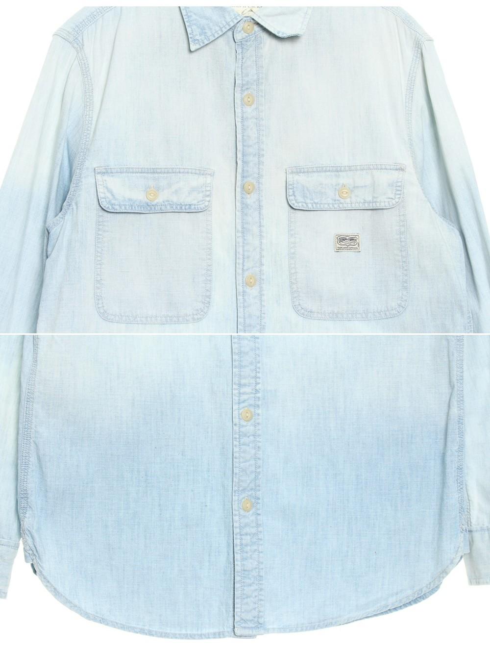 [50% 할인] DENIM&SUPPLY 데님앤서플라이 성조기 청남방 / S 3