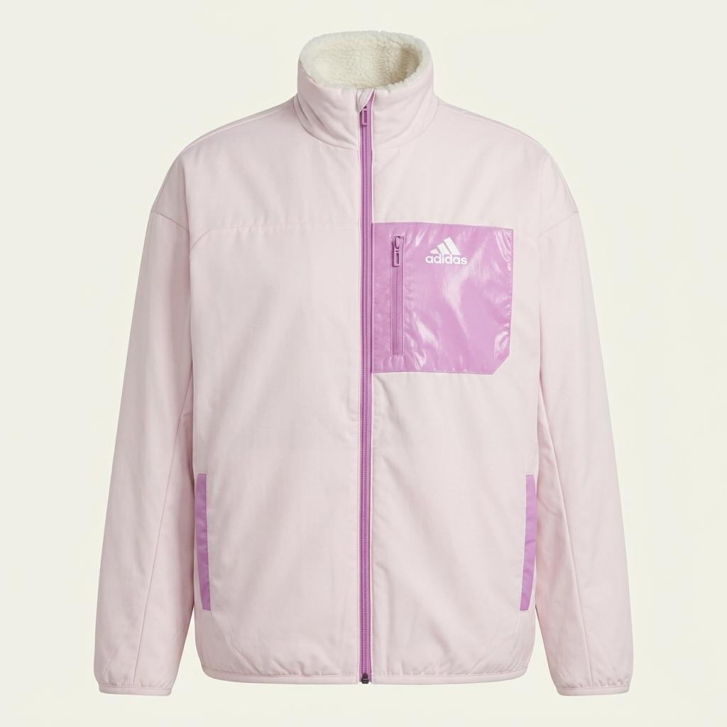 [50% 할인] ADIDAS 아디다스 우먼스 리버서블 후리스 / S 추천 1