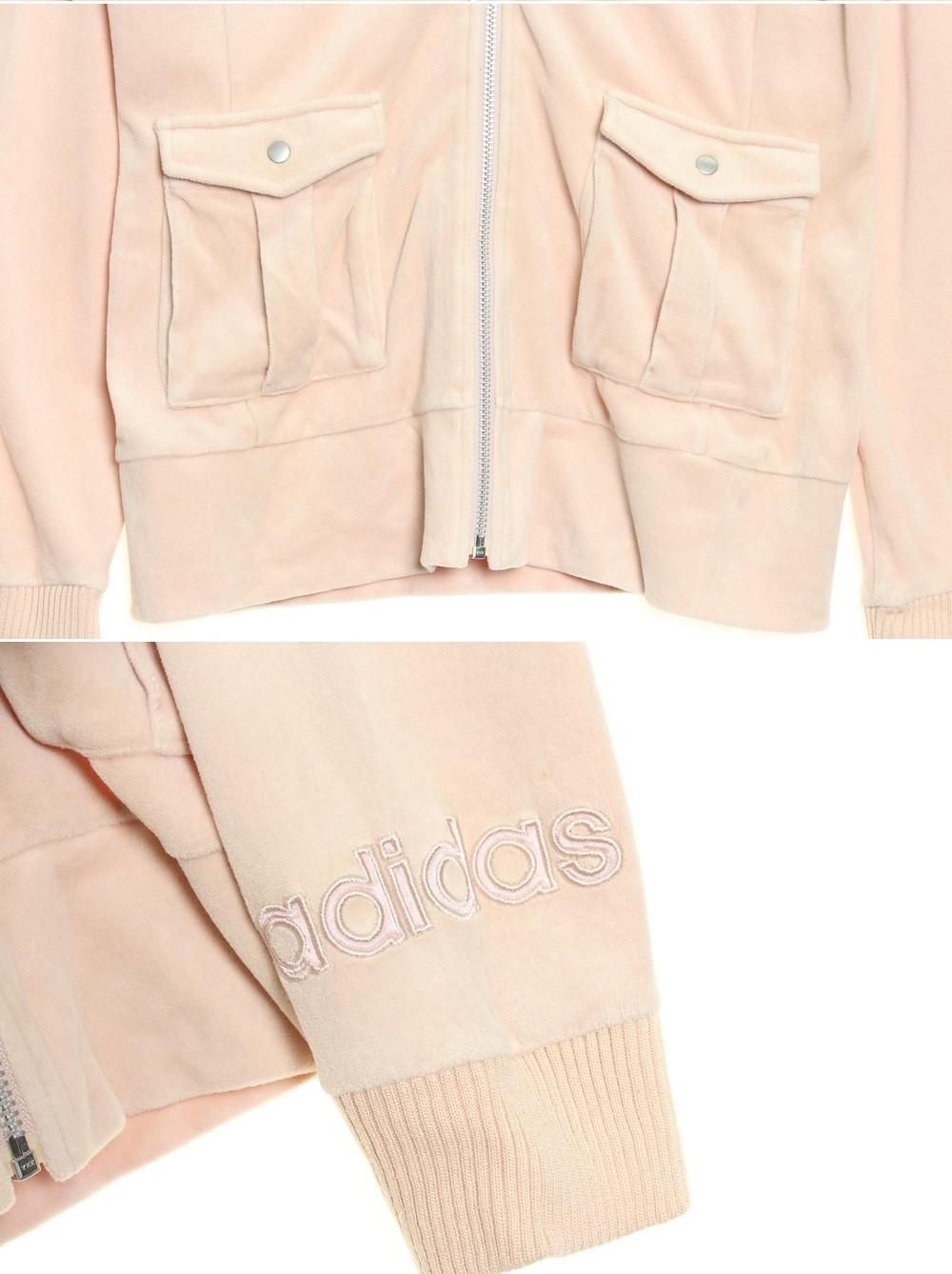 [50% 할인] ADIDAS 아디다스 일본판 우먼스 벨벳 트랙탑 / L 4