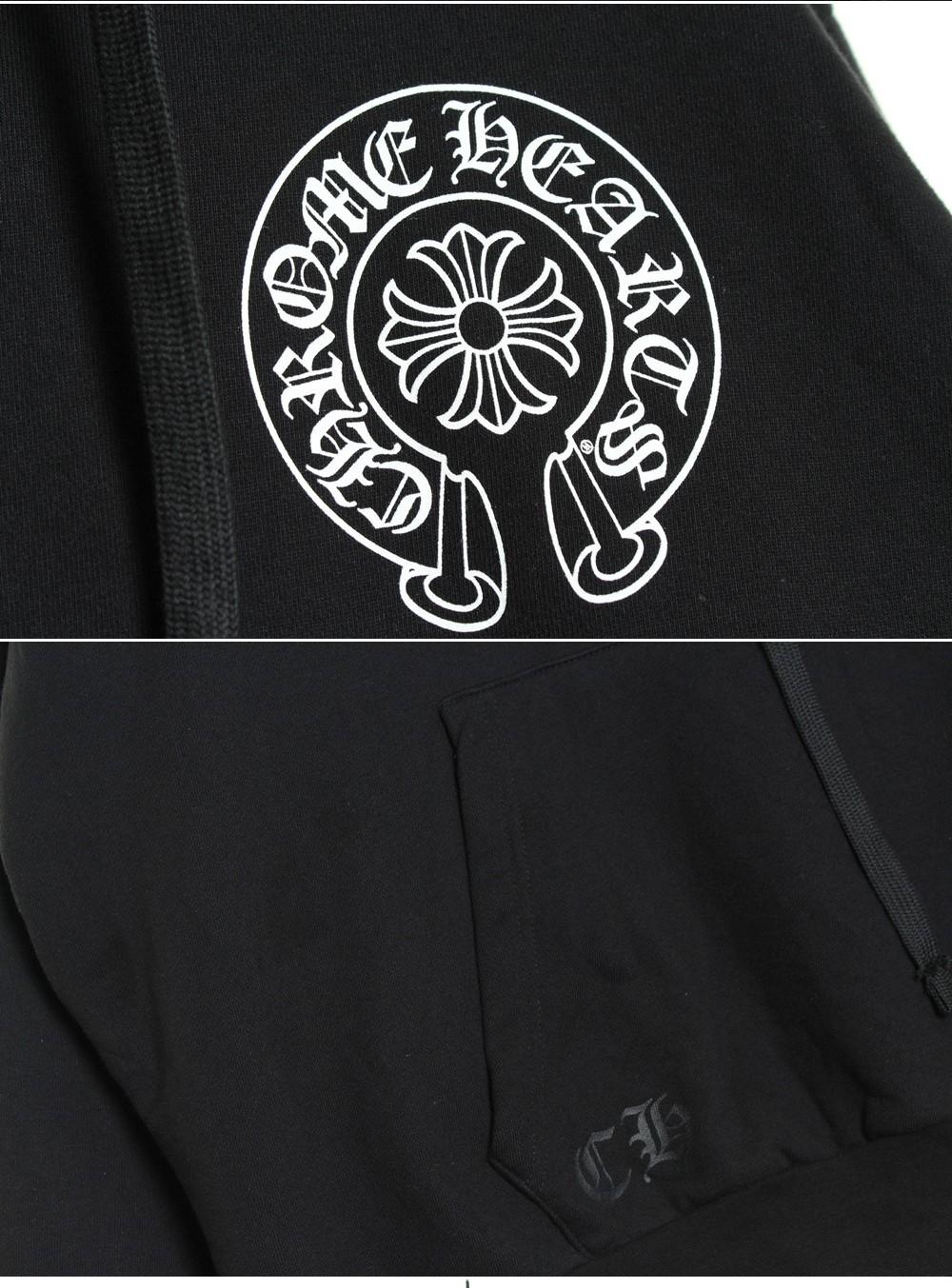 [50% 할인] CHROME HEARTS 크롬하츠 서울 한정 홀스슈 후드 / XL 4