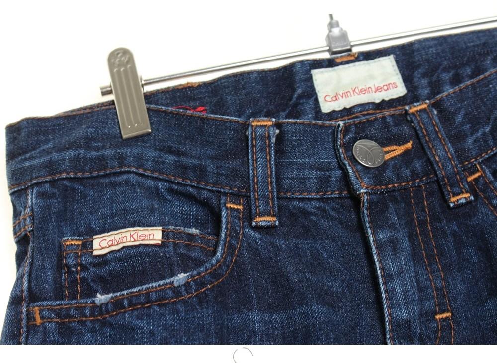 [50% 할인] CALVIN KLEIN 캘빈클라인 우먼스 세미 부츠컷 청바지 / 25X32 4