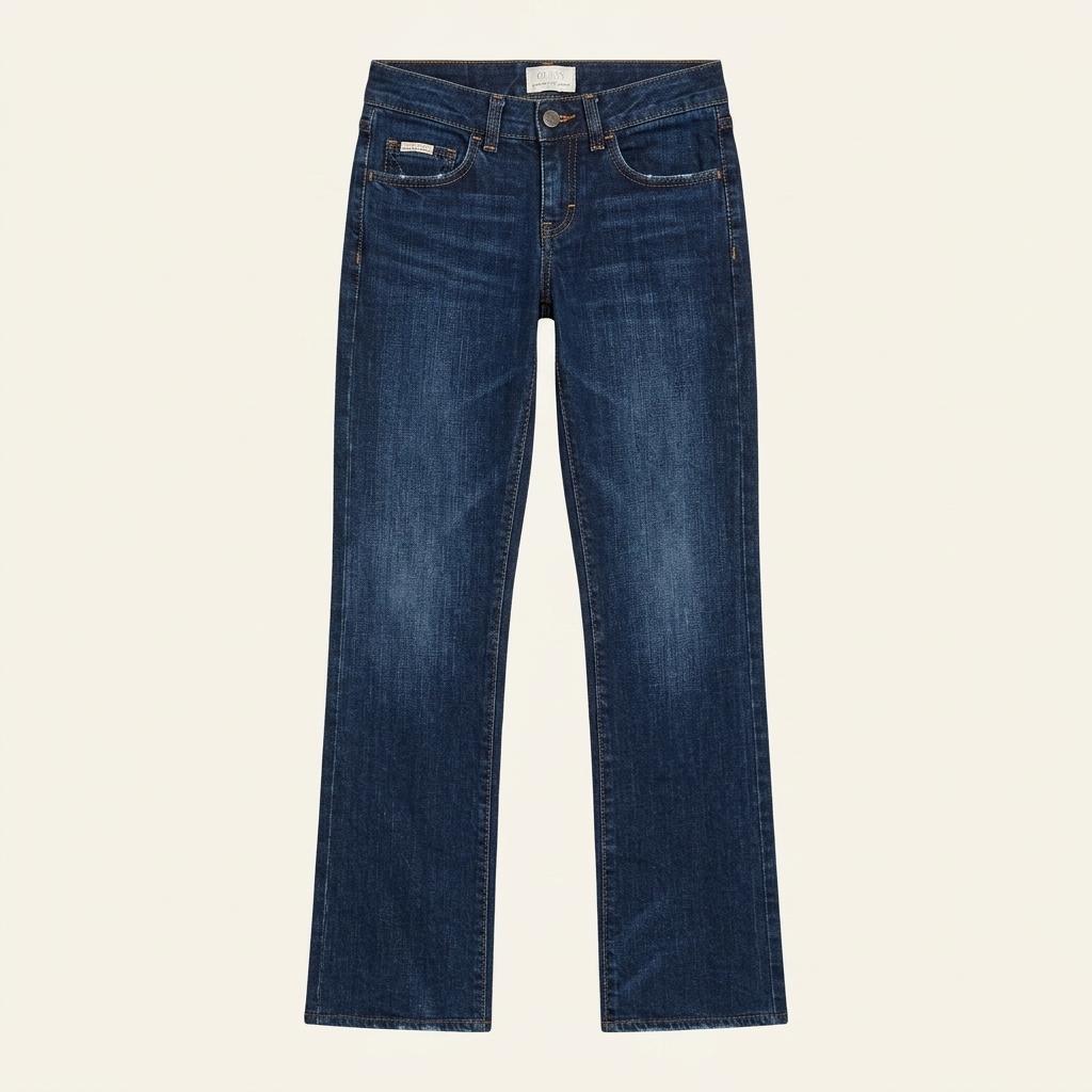 [50% 할인] CALVIN KLEIN 캘빈클라인 우먼스 세미 부츠컷 청바지 / 25X32 1