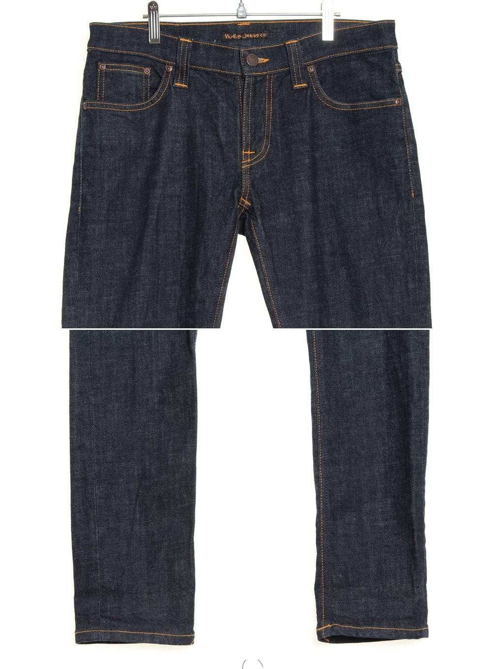 [50% 할인] Nudie Jeans 누디진 우먼스 롱 존 데님 팬츠 / 30x30 3