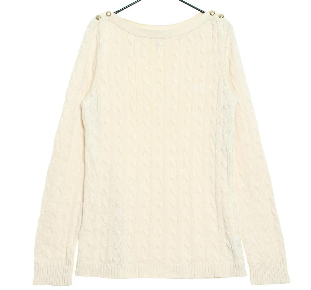 [50% 할인] LAUREN RALPH LAUREN 로렌랄프로렌 우먼스 케이블 니트 / XL 2