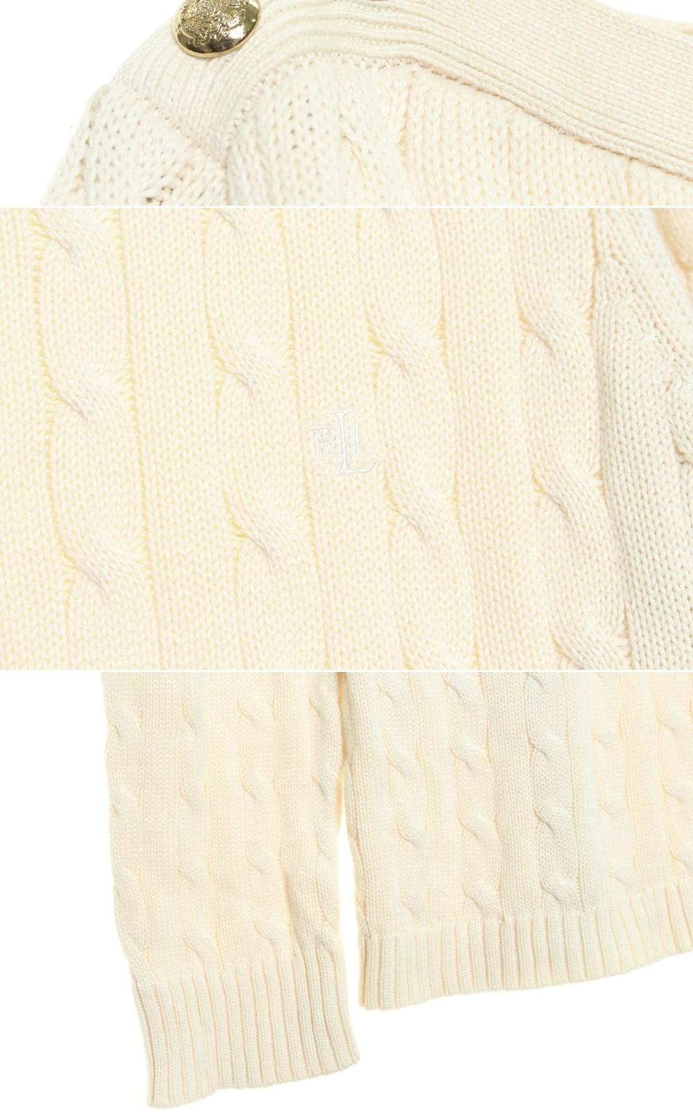 [50% 할인] LAUREN RALPH LAUREN 로렌랄프로렌 우먼스 케이블 니트 / XL 4