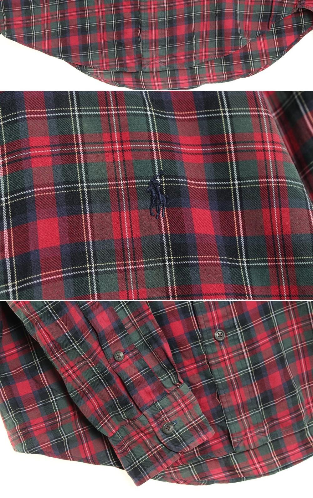 [50% 할인] POLO by RALPHLAUREN 폴로 체크 남방 / M 3