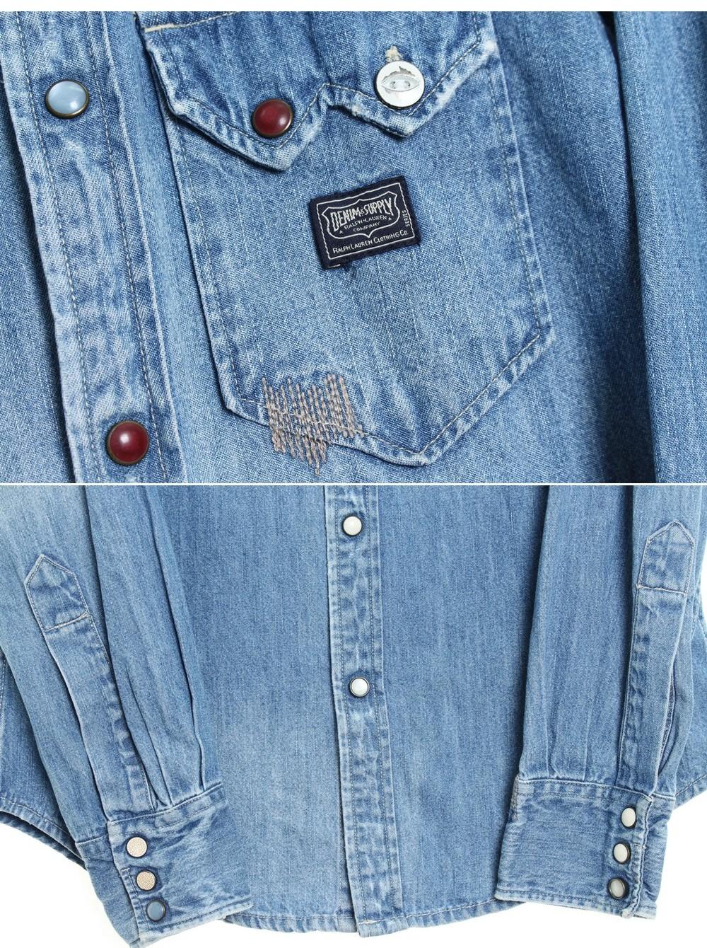 [50% 할인] DENIM&SUPPLY 데님앤서플라이 랄프로렌 청남방 / XS 3