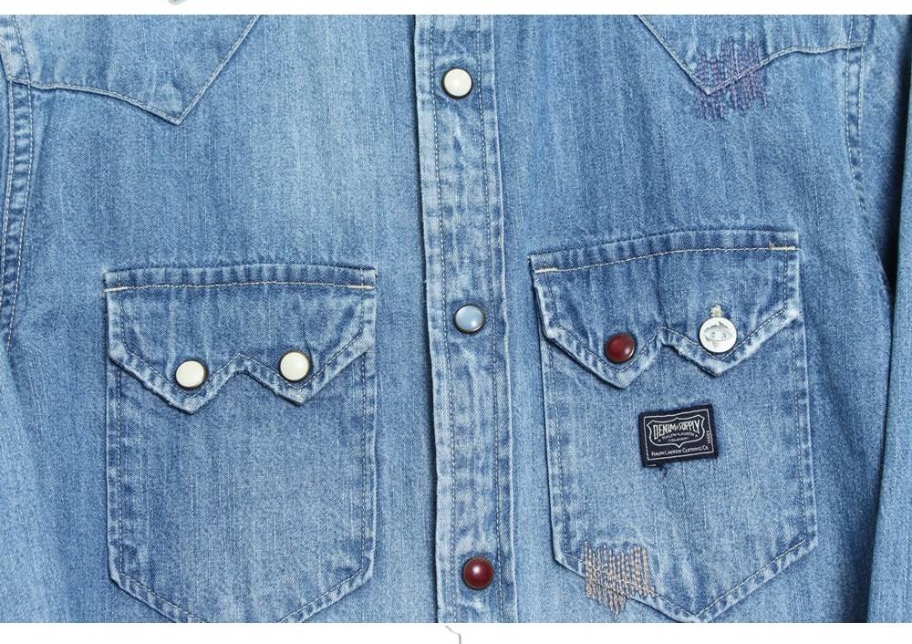 [50% 할인] DENIM&SUPPLY 데님앤서플라이 랄프로렌 청남방 / XS 4