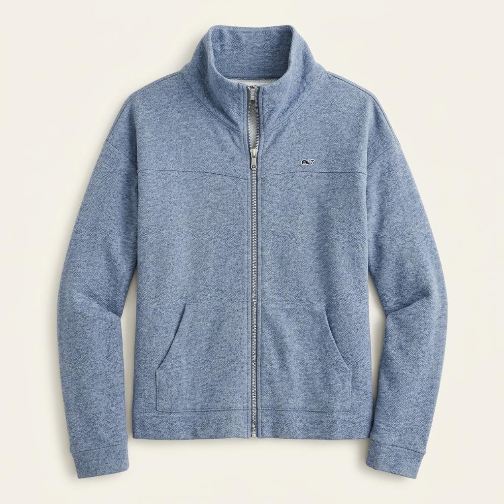 [50% 할인] vineyard vines 빈야드바인스 우먼스 고래 자수 집업 / M 1