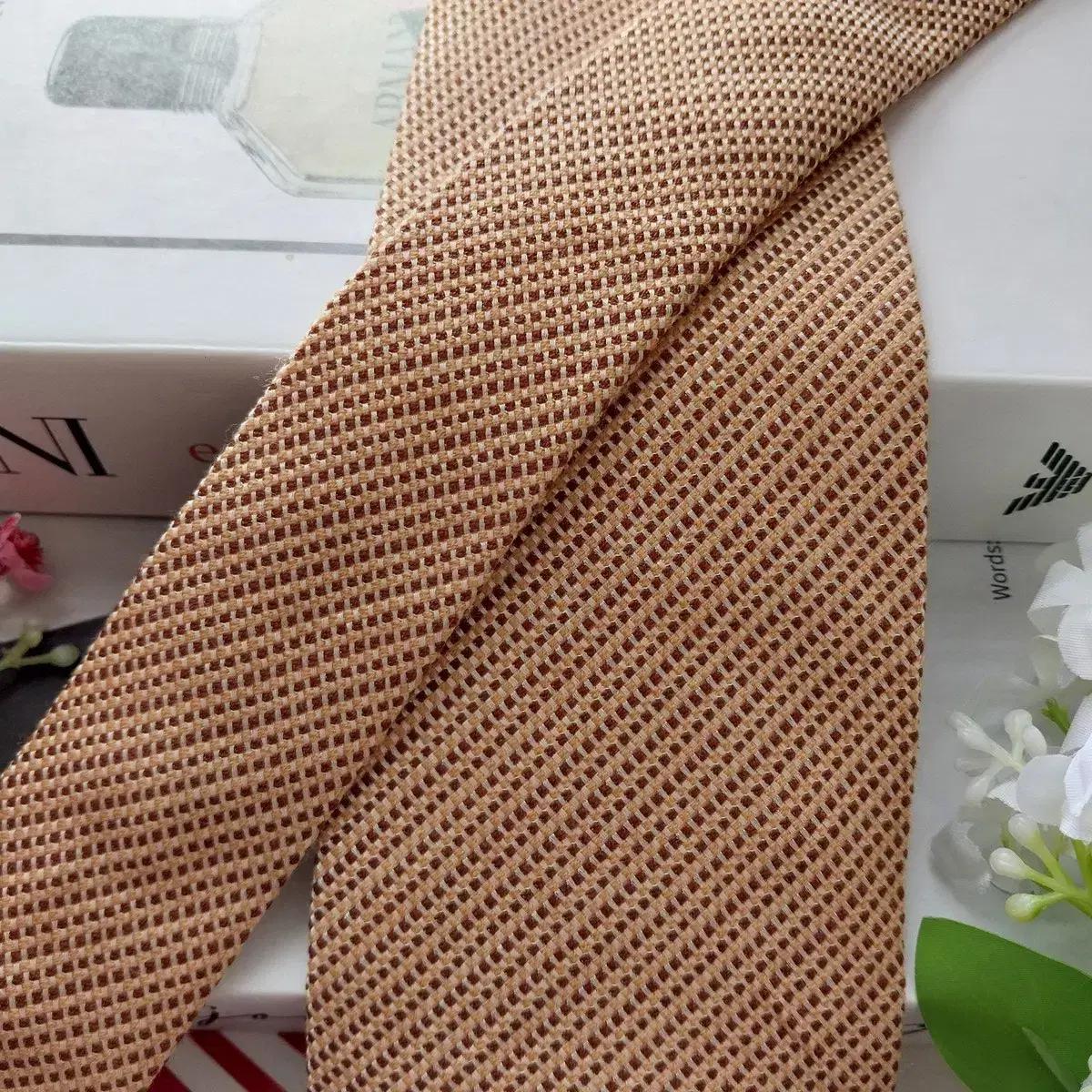 아르마니 꼴레지오니 마이크로 패턴 넥타이 8.6cm A+등급 K2133 8