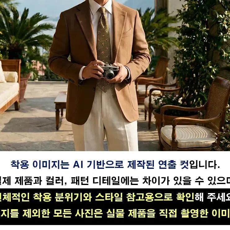아쿠아스큐텀 실크 브라운 패턴 넥타이 9.4cm A+등급 A19338 4