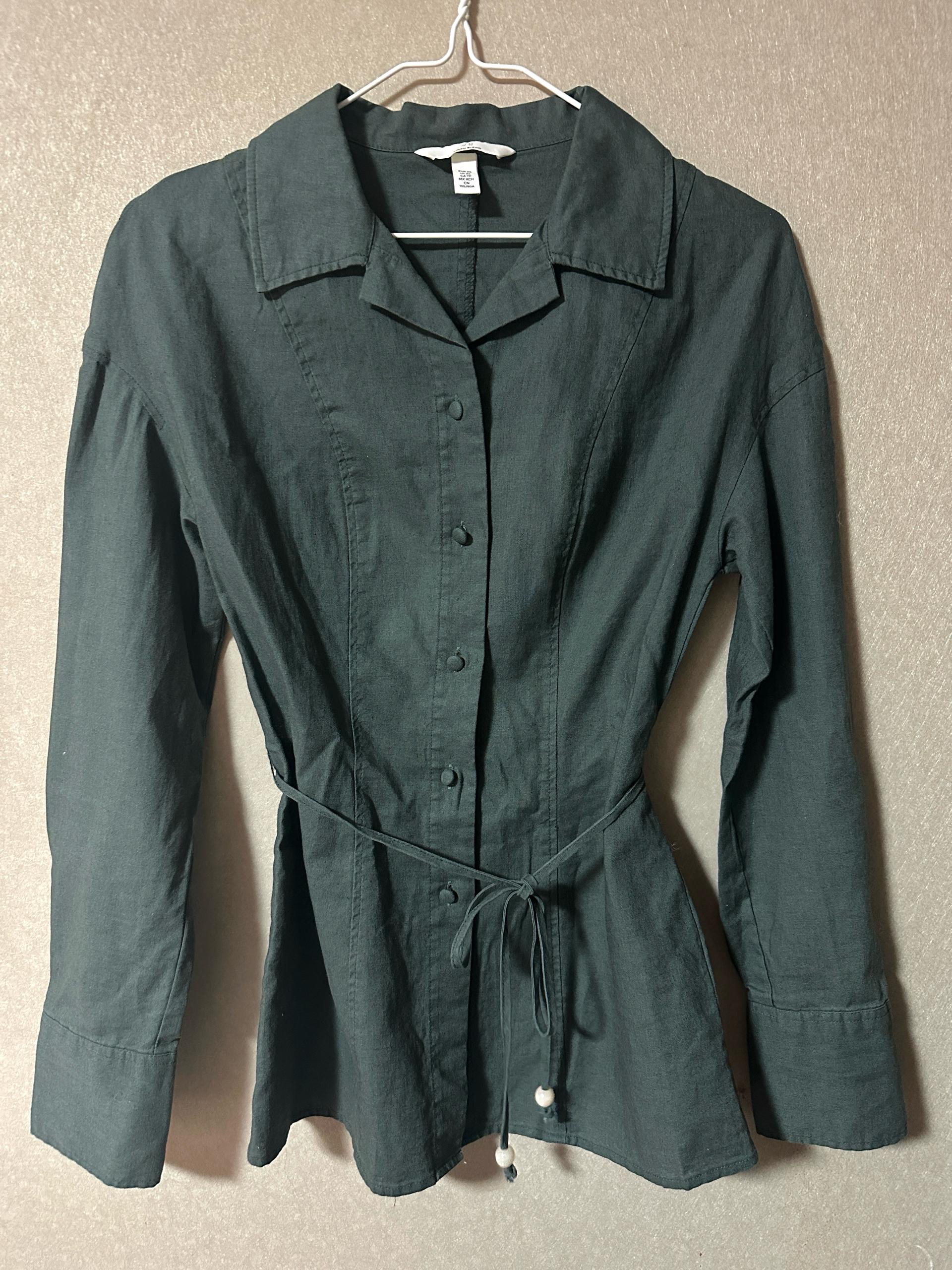 H&M 린넨 벨트셔츠 XS 3