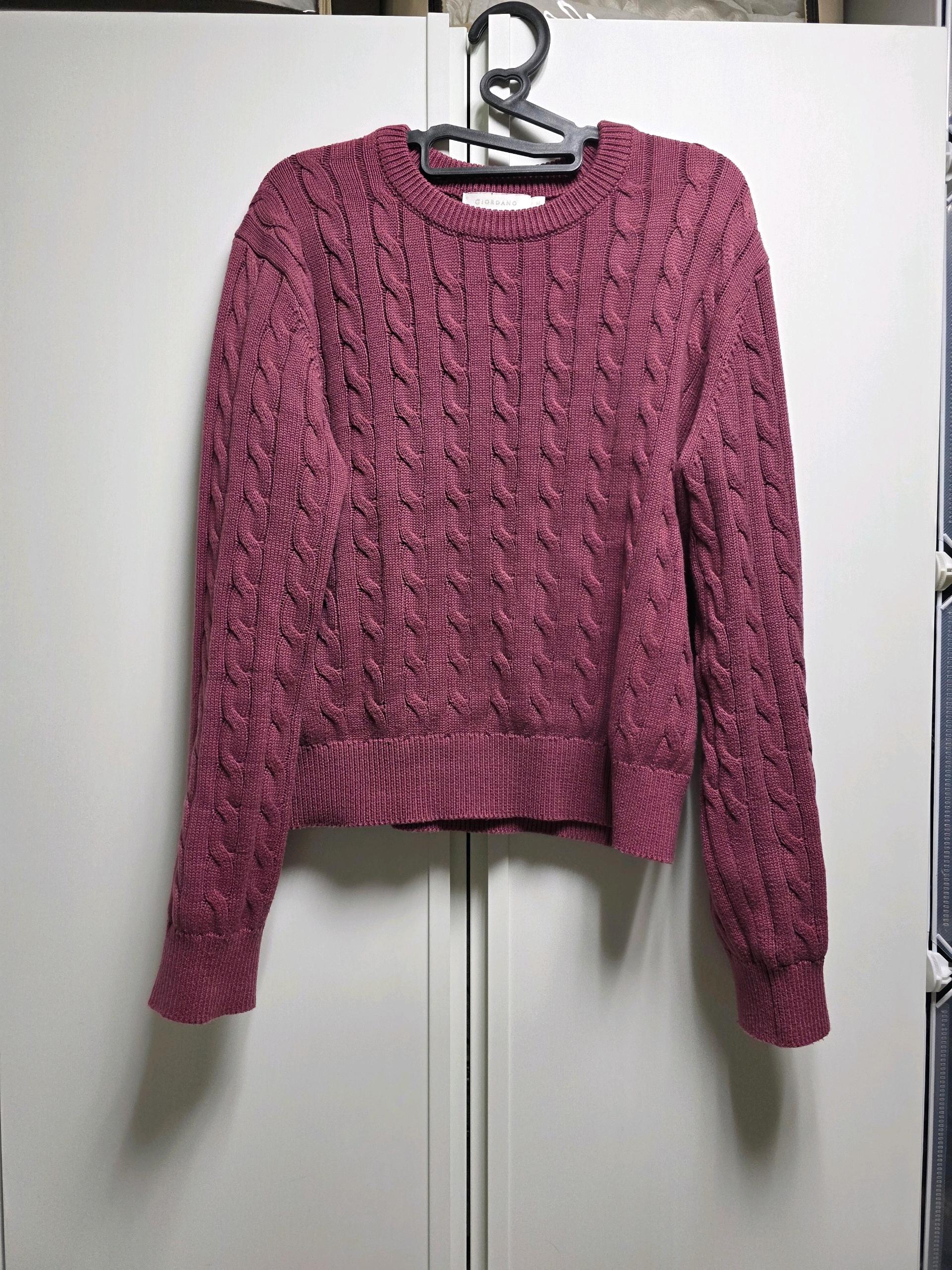 GIORDANO 꽈배기 니트 2