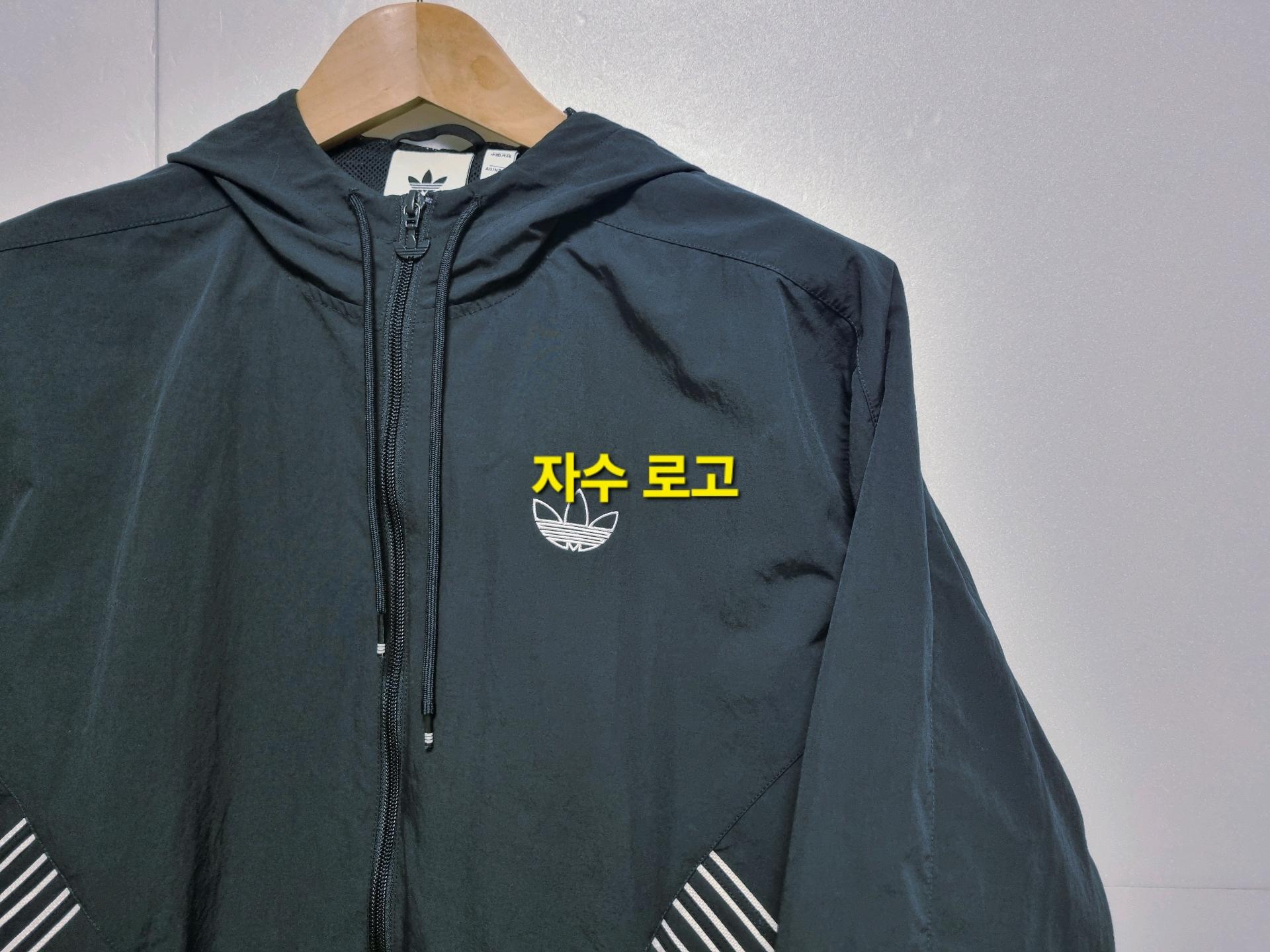 남성 정가14만 아디다스 OG 불꽃 윈드브레이커 우븐 바람막이 블랙 검정 8
