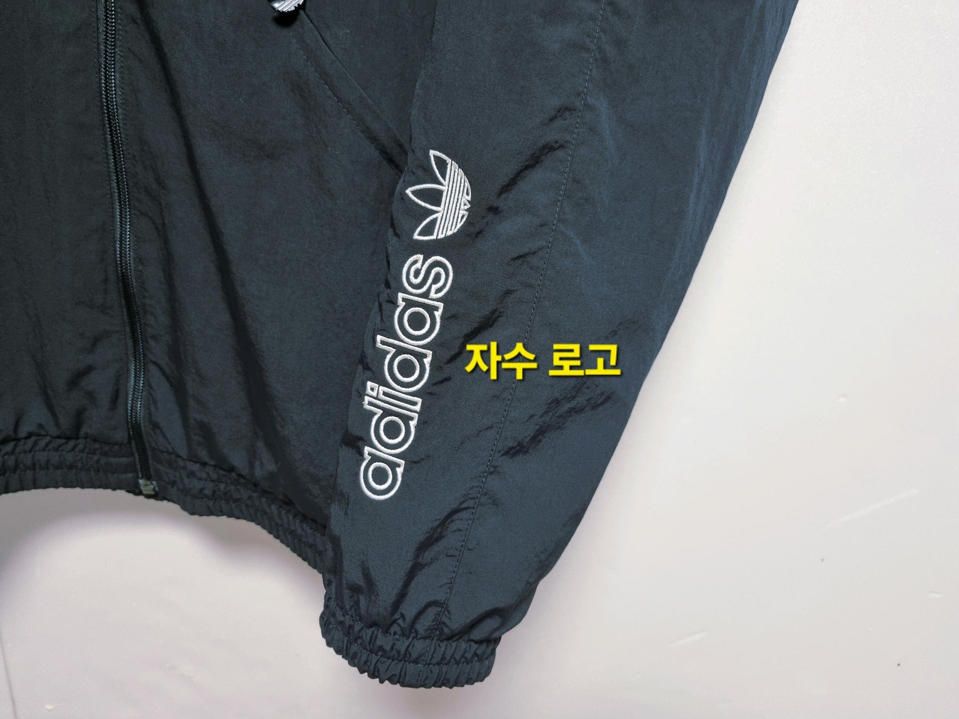 남성 정가14만 아디다스 OG 불꽃 윈드브레이커 우븐 바람막이 블랙 검정 9
