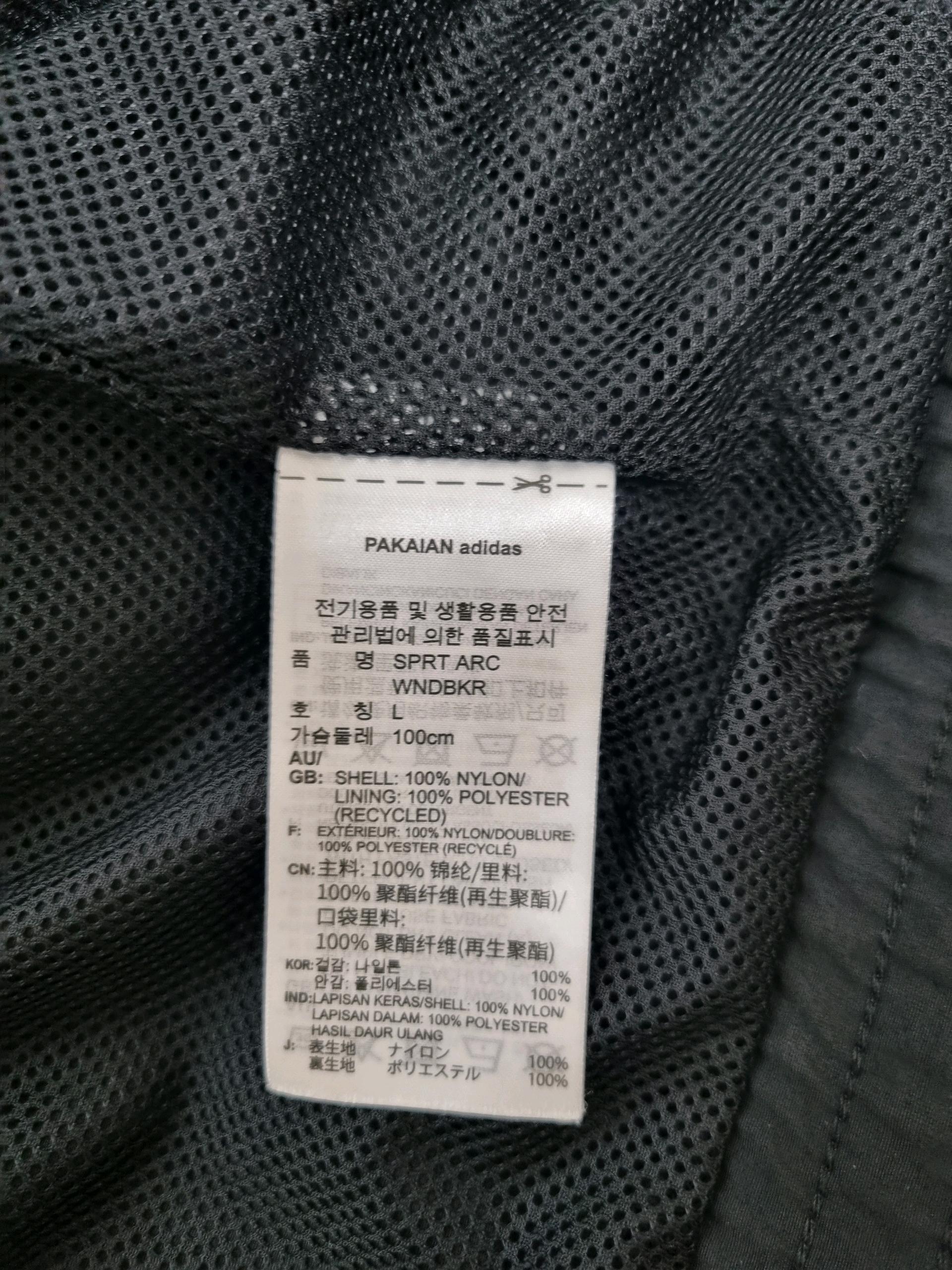 남성 정가14만 아디다스 OG 불꽃 윈드브레이커 우븐 바람막이 블랙 검정 11