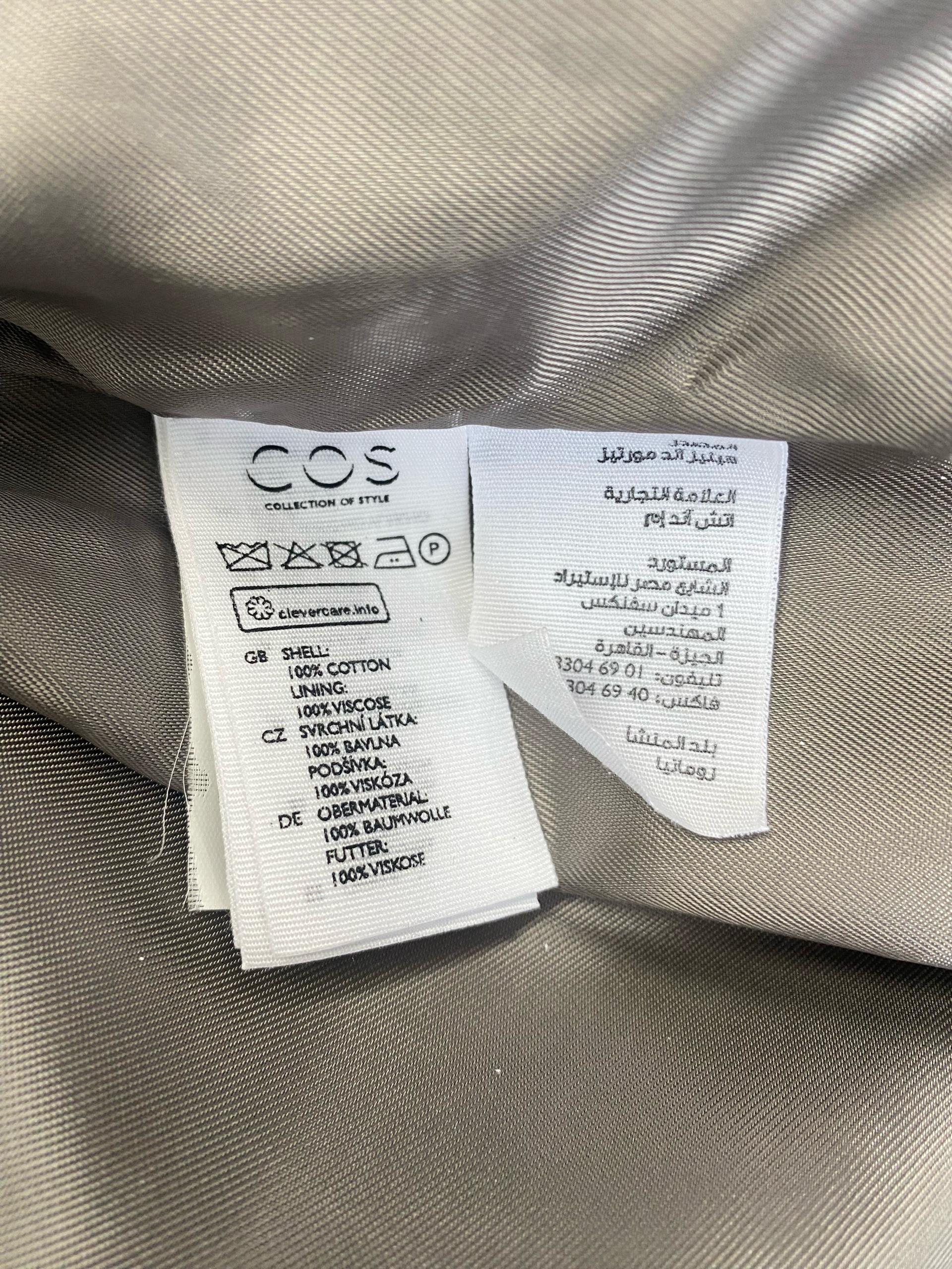 새상품급-코스(COS) 히든버튼 오버핏 코트 9