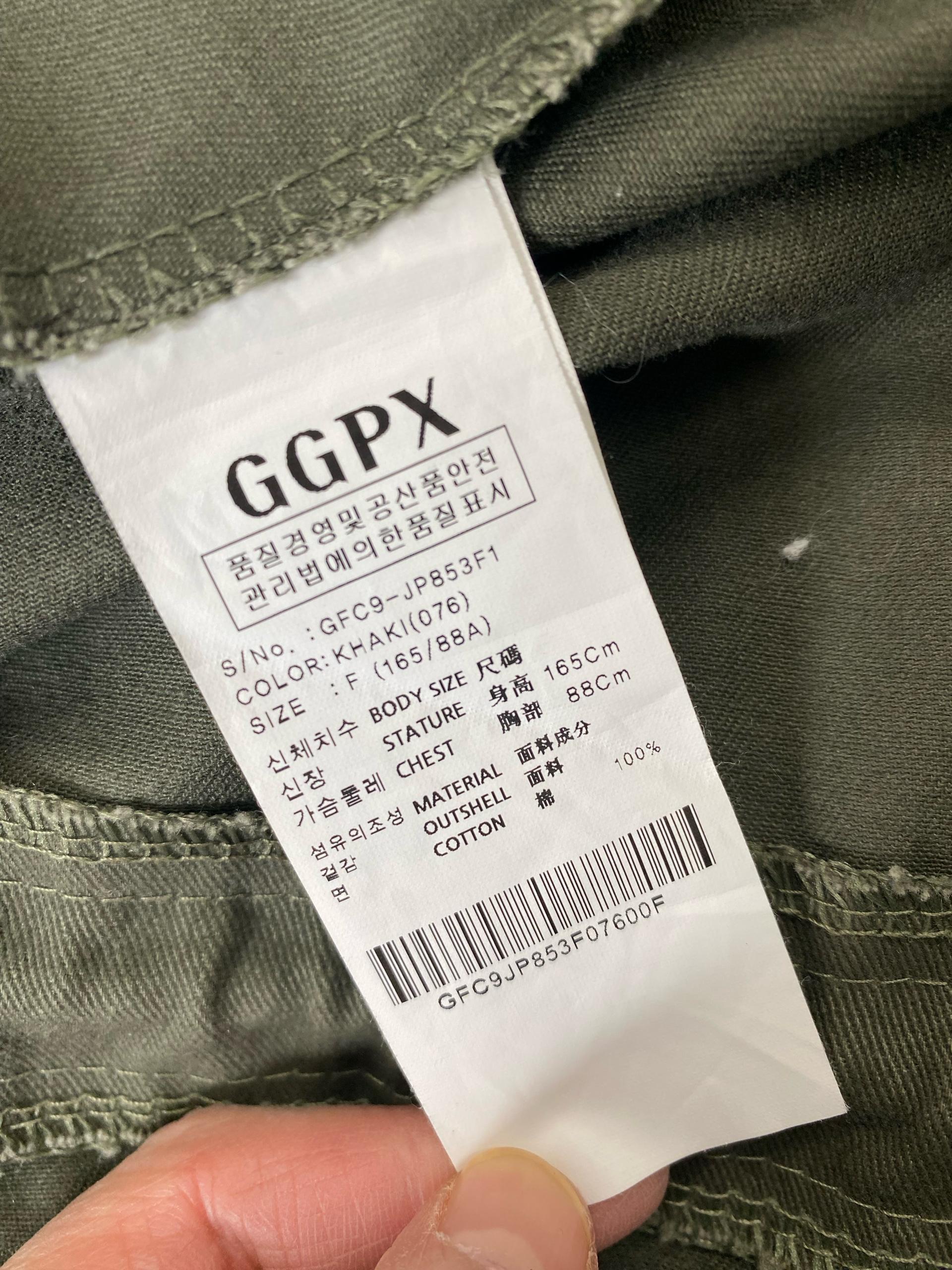 GGPX 밀리터리 패치 야상 점퍼 카키 10