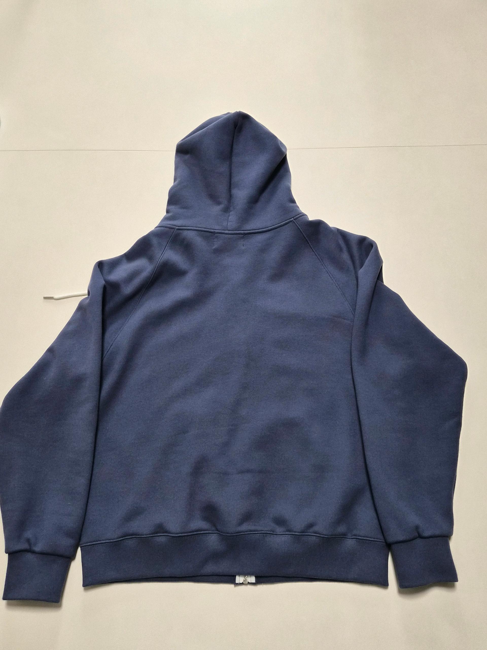 hether comfort hoodie (mid blue) 헤더컴포트후디 4