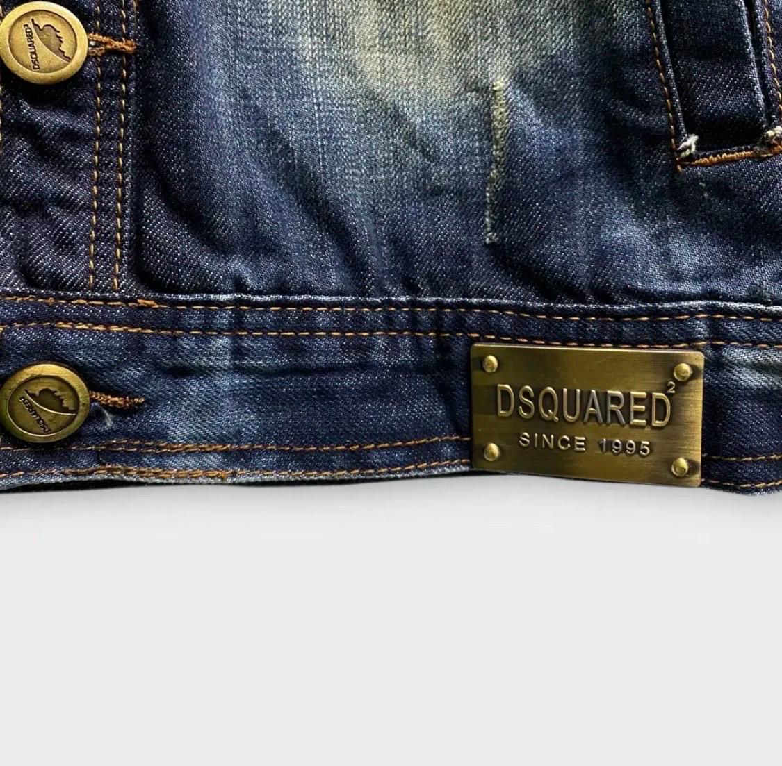 디스퀘어드 워시드 [DSQUARED] 데님자켓 L 3