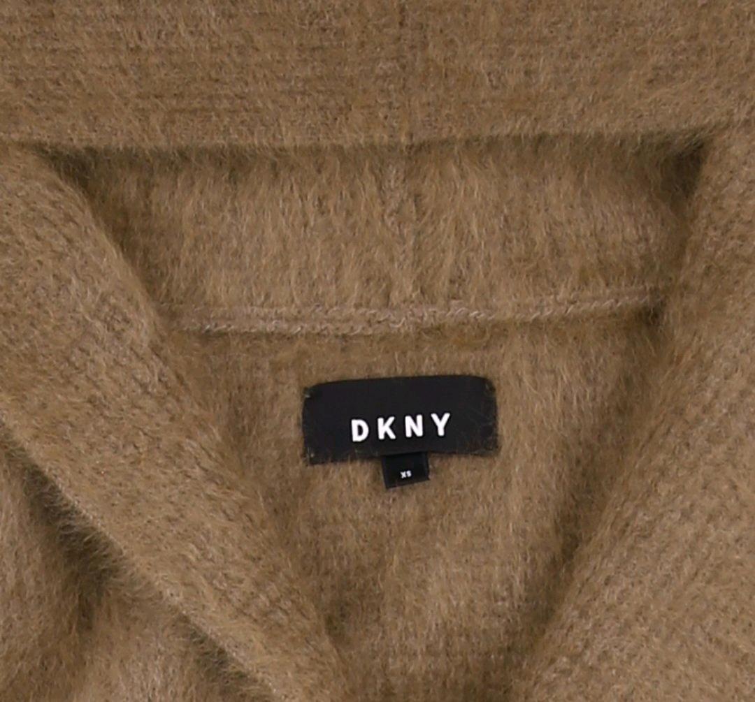 DKNY 라쿤100% 후드 롱가디건 4
