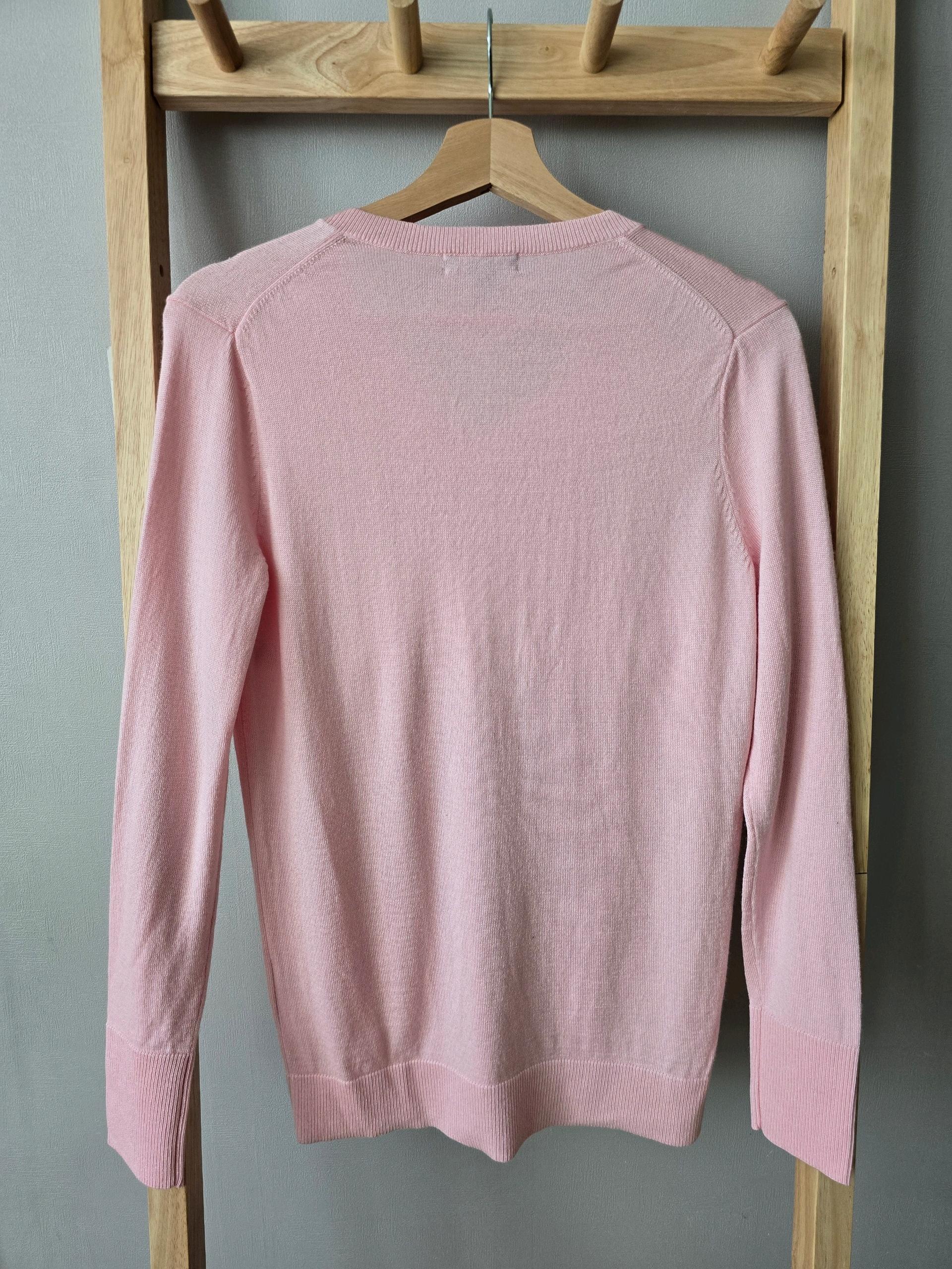 LANDS' END 메리노울·실크 캐시미어 혼방 V넥 니트 5