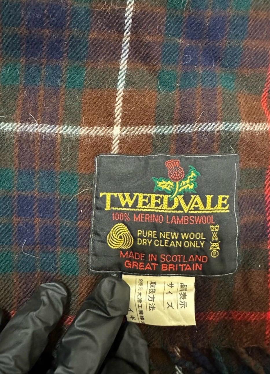 메리노 램스울 숄 100% 스코틀랜드산 체크 숄 Made in Scotland 3