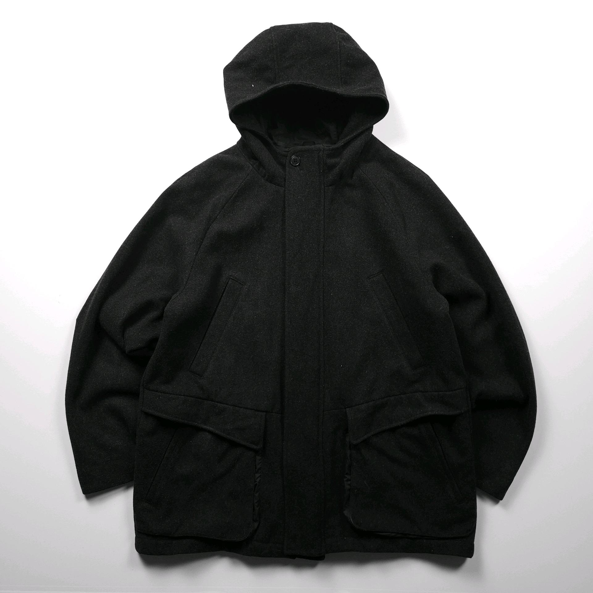 갭 아메카지 울 후디 하프 코트 (L) 2