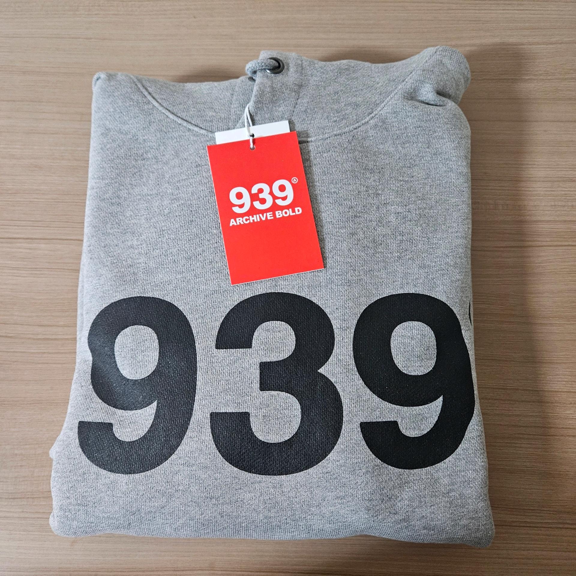[새상품] 아카이브볼드 939 숫자 로고 회색 후드티(정가8.9) 10