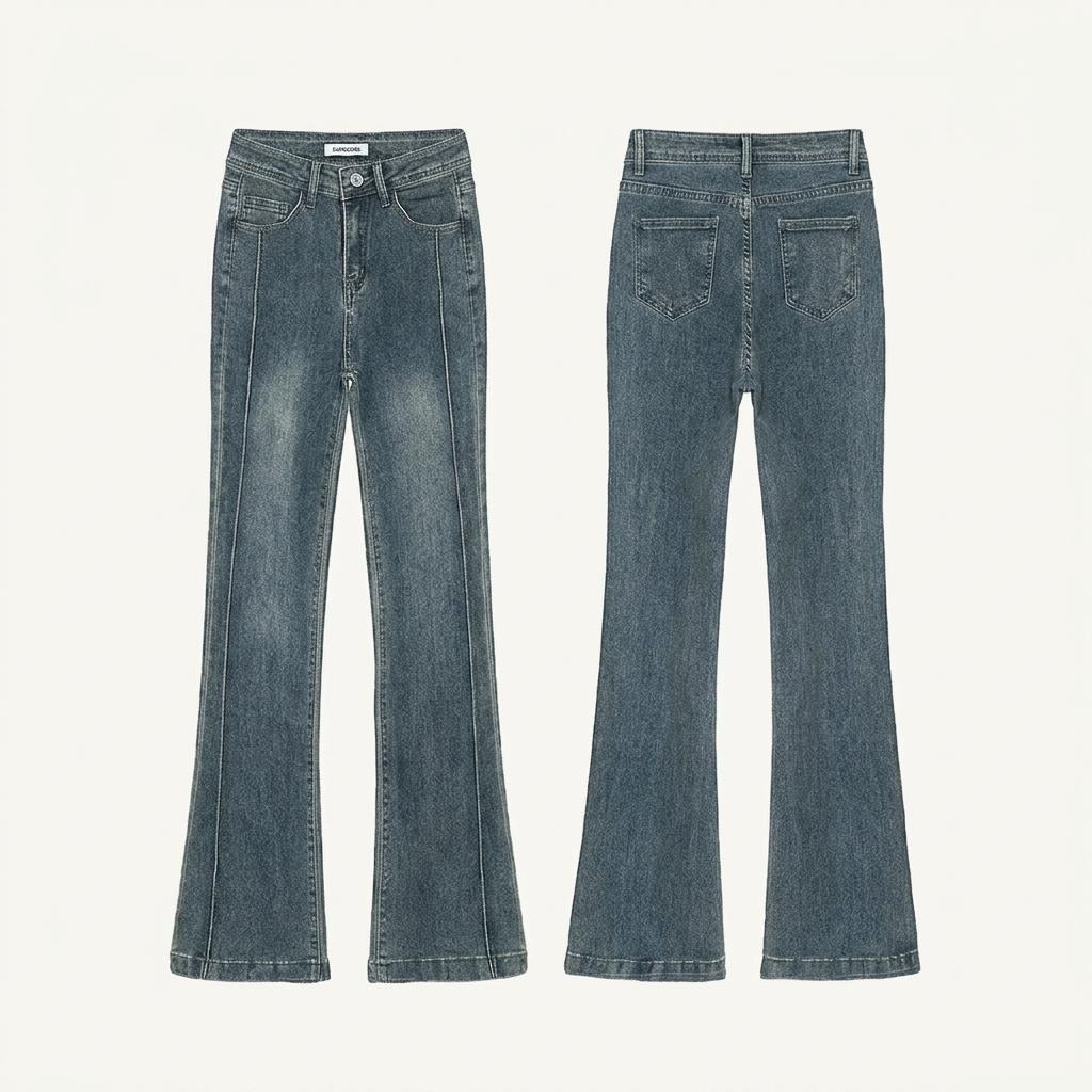 절개라인 세미 부츠컷 1
