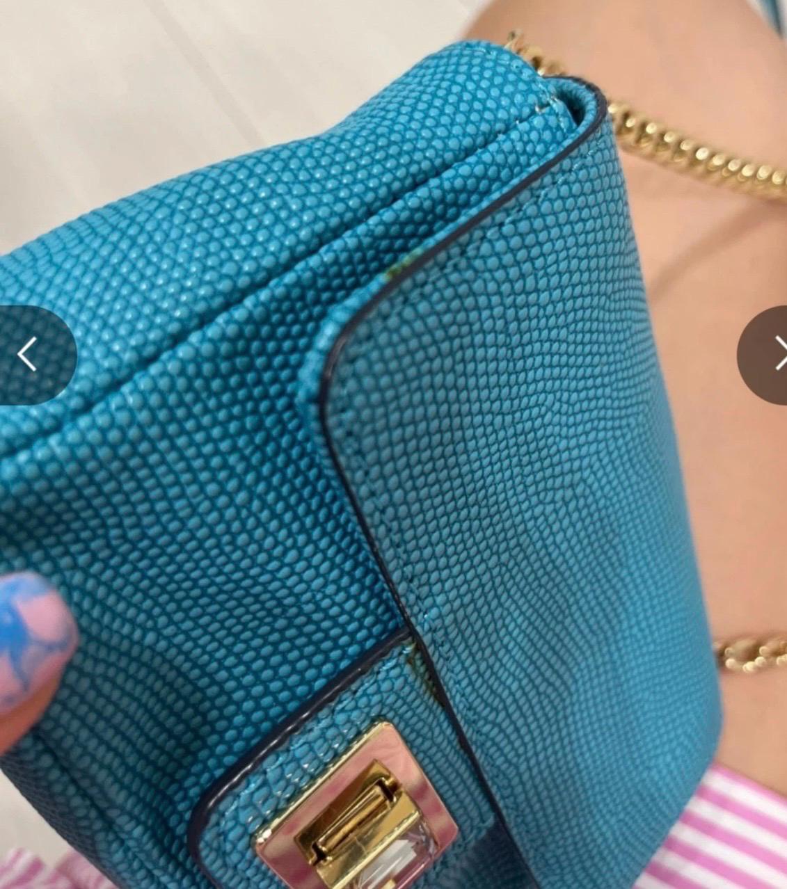 Juicy Couture 체인 숄더백 터키색 5