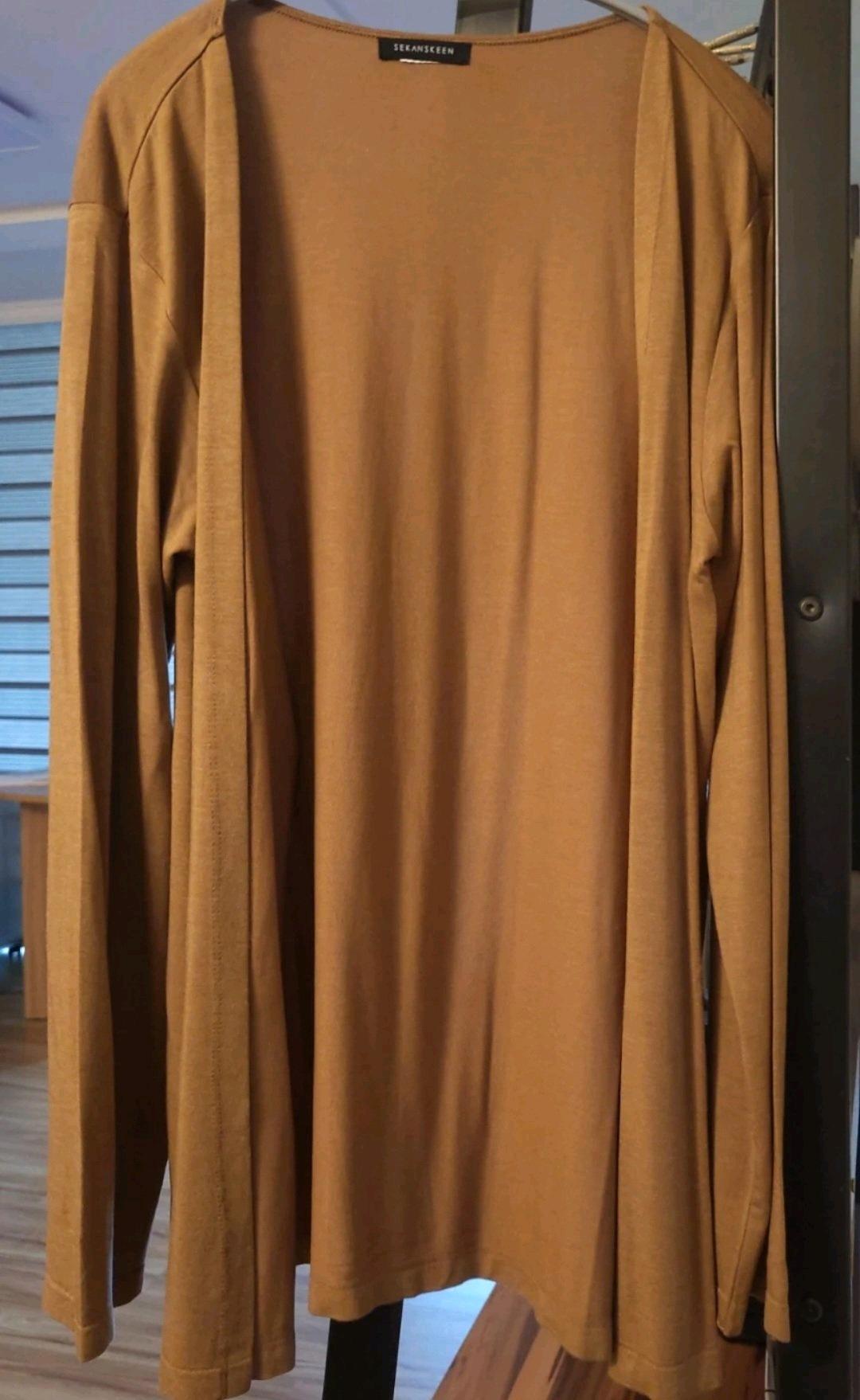 세컨스킨 캐시터치 라운지 미디 가디건 새상품 5