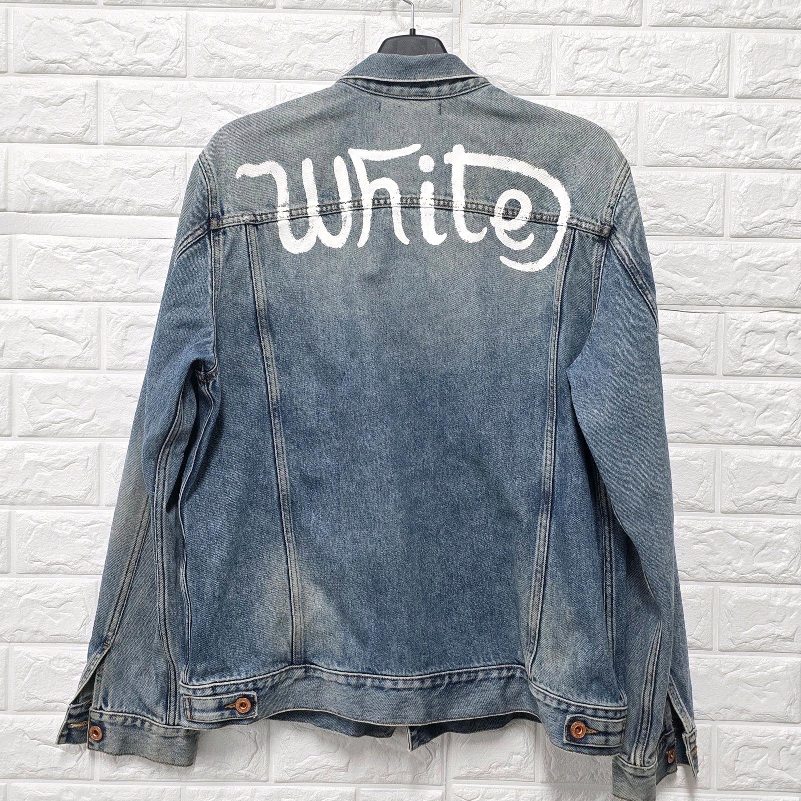 L 오프화이트 OFF WHITE 데님 자켓 청자켓 C125 3