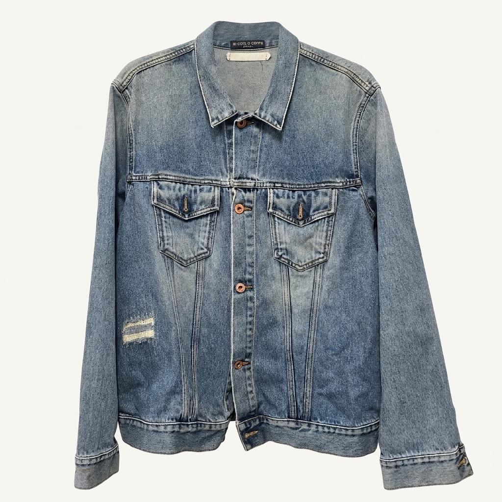 L 오프화이트 OFF WHITE 데님 자켓 청자켓 C125 1