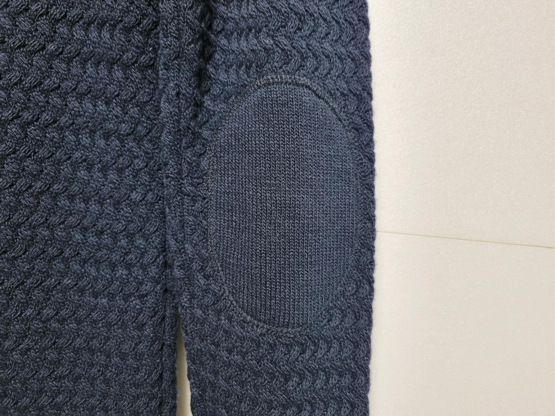 여성 라코스테 WOOL 울 모 케이블 꽈배기 네이비 긴팔 니트 스웨터 9