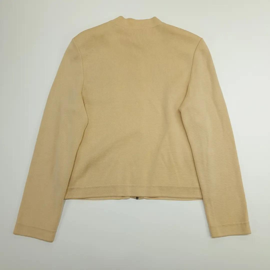 CN596 L 페라가모 90s 이태리판 코튼 간치니 베이지 자켓 아우터 8