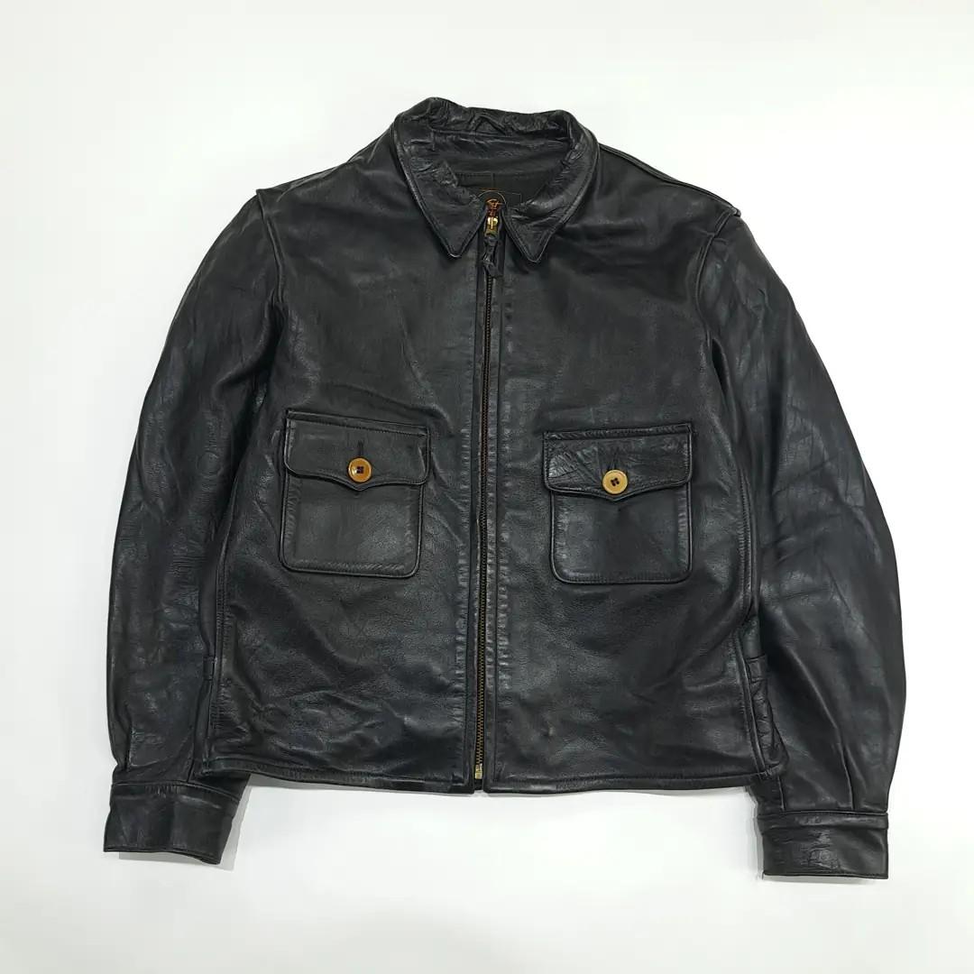 CN389 L 로스트월즈 90s 미국판 말가죽 웨스턴 블랙 자켓 아우터 2